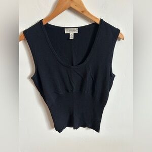 St. John Collection Black Tank Top